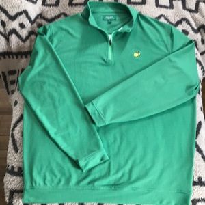 Master’s Peter Millar 1/4 Zip pullover xxl Augusta